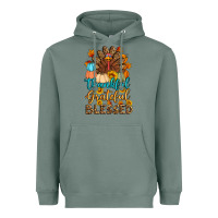 Sage thankful grateful blessed turkey Heavyweight Hoodie - Artiststas
