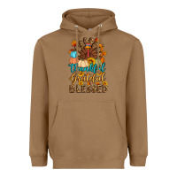 Toasted Coconut thankful grateful blessed turkey Heavyweight Hoodie - Artiststas
