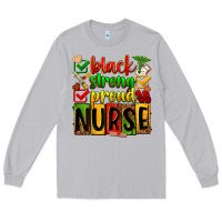 Moon Dust black strong proud nurse Long Sleeve Tee - Zillion Design Studio
