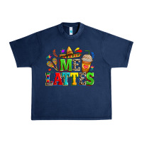 Navy Me lattes Urban Heavy Tee - RanaPortraitStore
