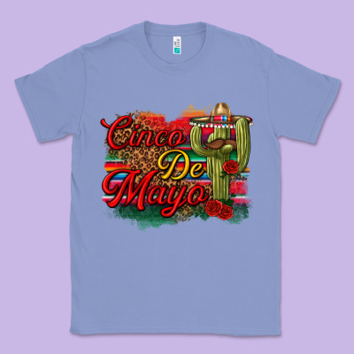 Cinco De Mayo Cactus Classic Tee Designed By Texasbilliewilder