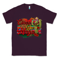 Plum Cinco de Mayo Cactus Classic Tee - texasbilliewilder