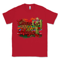 Red Cinco de Mayo Cactus Classic Tee - texasbilliewilder