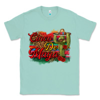 Seafoam Cinco de Mayo Cactus Classic Tee - texasbilliewilder