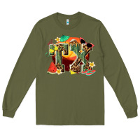 Army Green summer tx Long Sleeve Tee - texasbilliewilder
