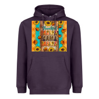 Plum Thankful mama mama mama Heavyweight Hoodie - Artiststas