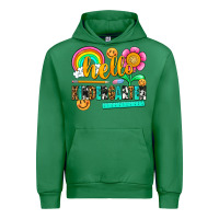 Emerald hello kindergarten Urban Hoodie - NancyCooperArtShop