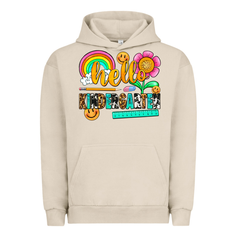 Hello Kindergarten Urban Hoodie by NancyCooperArtShop | Teevron