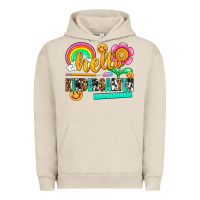Pigment French Oak hello kindergarten Urban Hoodie - NancyCooperArtShop
