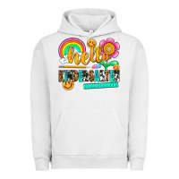 Pigment Lunar Rock hello kindergarten Urban Hoodie - NancyCooperArtShop
