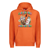Carrot caffeinated and medicated Premium Hoodie - MaliasSmallBusiness