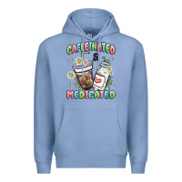Colony Blue caffeinated and medicated Premium Hoodie - MaliasSmallBusiness