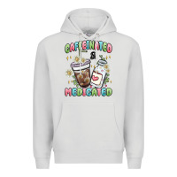 Dove Grey caffeinated and medicated Premium Hoodie - MaliasSmallBusiness