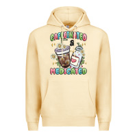 Pina Colada caffeinated and medicated Premium Hoodie - MaliasSmallBusiness