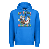 True Royal caffeinated and medicated Premium Hoodie - MaliasSmallBusiness