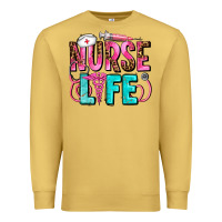 Antique Gold nurse life Premium Sweatshirt - AdoDesignShop