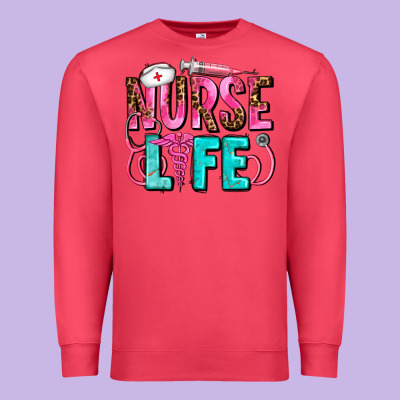 Nurse Life Premium Sweatshirt Designed By Adodesignshop