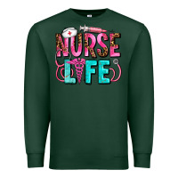 Sports Green nurse life Premium Sweatshirt - AdoDesignShop