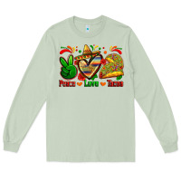 Matcha peace love tacos Long Sleeve Tee - Zillion Design Studio