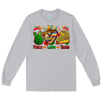 Moon Dust peace love tacos Long Sleeve Tee - Zillion Design Studio