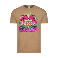 Vintage Coffee fight cancer Vintage Tee - BarkalooDesign