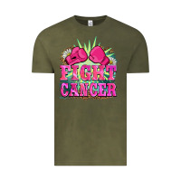 Vintage Olive fight cancer Vintage Tee - BarkalooDesign