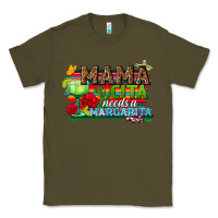 Army Green Mama Cita Needs a Margarita Classic Tee - texasbilliewilder