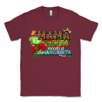 Burgundy Mama Cita Needs a Margarita Classic Tee - texasbilliewilder