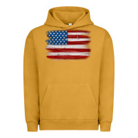 Pigment Peanut Butter american flag distressed background Urban Hoodie - MaliasSmallBusiness