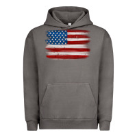 Pigment Tornado american flag distressed background Urban Hoodie - MaliasSmallBusiness