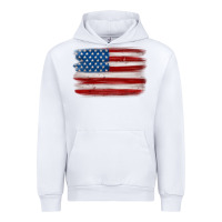 White american flag distressed background Urban Hoodie - MaliasSmallBusiness