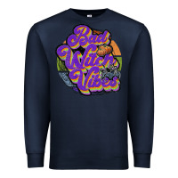 Navy bad witch vibes Premium Sweatshirt - JahusDesignShop