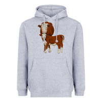 Heather Grey hareford Heavyweight Hoodie - JahusDesignShop