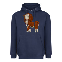 Navy hareford Heavyweight Hoodie - JahusDesignShop