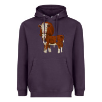 Plum hareford Heavyweight Hoodie - JahusDesignShop
