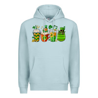 Blue Mist st. patricks day coffee cups Premium Hoodie - MaliasSmallBusiness