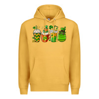 Mustard st. patricks day coffee cups Premium Hoodie - MaliasSmallBusiness