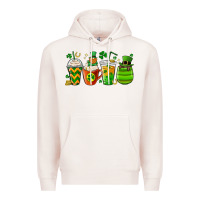 Pale Pink st. patricks day coffee cups Premium Hoodie - MaliasSmallBusiness