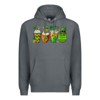 Rock st. patricks day coffee cups Premium Hoodie - MaliasSmallBusiness