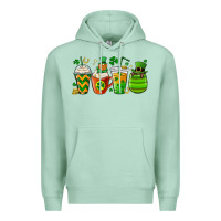 Seafoam st. patricks day coffee cups Premium Hoodie - MaliasSmallBusiness