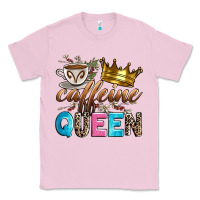 Bubblegum Pink caffeine queen Classic Tee - Zillion Design Studio