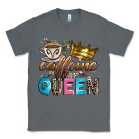 Charcoal Heather caffeine queen Classic Tee - Zillion Design Studio