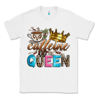 White caffeine queen Classic Tee - Zillion Design Studio