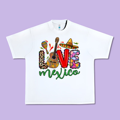 Love Mexico Urban Heavy Tee Designed By Ranaportraitstore