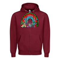 Burgundy aunt Zipper Hoodie - SublimationCraftShop