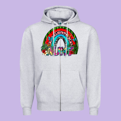 Aunt Zipper Hoodie Designed By Sublimationcraftshop