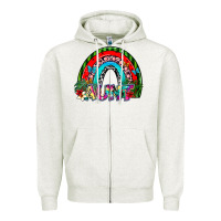 Oatmeal Heather aunt Zipper Hoodie - SublimationCraftShop