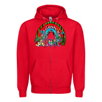 Red aunt Zipper Hoodie - SublimationCraftShop