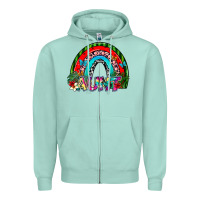 Seafoam aunt Zipper Hoodie - SublimationCraftShop
