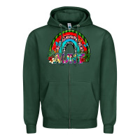 Sports Green aunt Zipper Hoodie - SublimationCraftShop